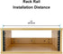 fmuser 8U M6 Set Rack Rails with Rack Mount Screws and Cage Nuts for DIY Server and Network Switch Racks