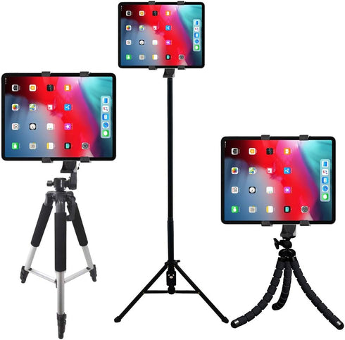 eCostConnection Acuvar Universal Tablet Tripod Mount + Universal Smartphone Mount + Wireless Remote for All Apple