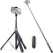 ATUMTEK 65" Selfie Stick Tripod, All in One Extendable Phone Tripod Stand with Bluetooth Remote, 360° Rotation for