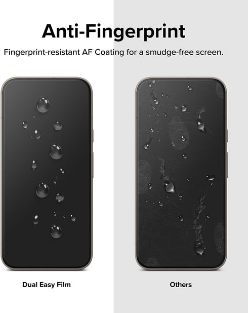 Ringke Dual Easy Film, 4-Layer Protection, Compatible with Google Pixel 8a Screen Protector, 2 Pack