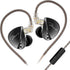 CCA Polaris in Ear Monitor, HiFi Stereo IEM Earphones with Dynamic Dual Driver, 4 Tuning Switches, Detachable Cable for