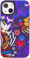 Casely iPhone 14 Plus Case | Viva La Vida | Frida Kahlo Floral Collage | MagSafe Compatible