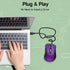 memzuoix 1400 5FT 5 Wired Mouse, USB Computer Mouse DPI Mobile Optical Mouse Ergonomic Design Computer Mice with Cord
