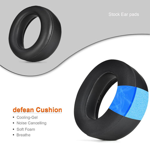 Replacement Ear Pads Cover for PlayStation Pulse Elite Wireless Headset, Cushions with Noise Isolation Foam