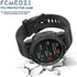 Screen Protector for Garmin Approach s70 42mm Smartwatch, TPU Soft Frame Cover and Tempered Glass Film Pack