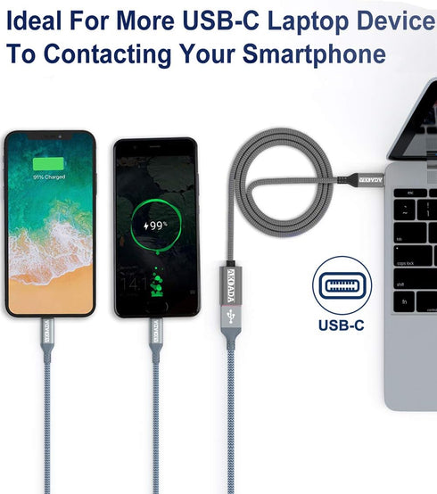 USB C to USB 3.0 Adapter 3.3ft, Type C Male to USB A Female Adapter, OTG Cable for MacBook Pro, Samsung