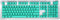 PBT Keycaps, 108 Keys P9 Mechanical Keyboard Key Backlit Translucent Key DIY for Various Keyboards
