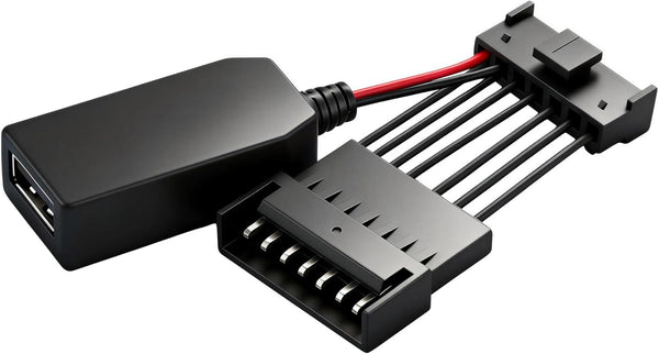Rkakneecs Dashcam Power Adapter (7-pin Type B), Compatible with Select Nissan, Mitsubishi, Toyota,