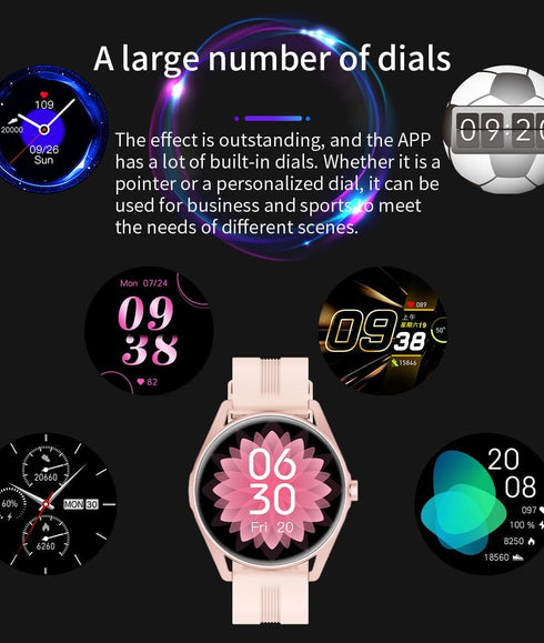 Smart Watches for Men Women - Bluetooth Call, Fitness Tracker with Heart Rate Monitor for Android iOS