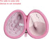 Hermitshell Hard Travel Case for Logitech Lift Vertical Ergonomic Mouse (Pink, Case for Right-Handed Mouse)