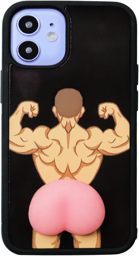 iPhone 12 Mini Phone Case - Funny Ugly Ridiculous Weird Ugliest Crazy Peach Phone Case