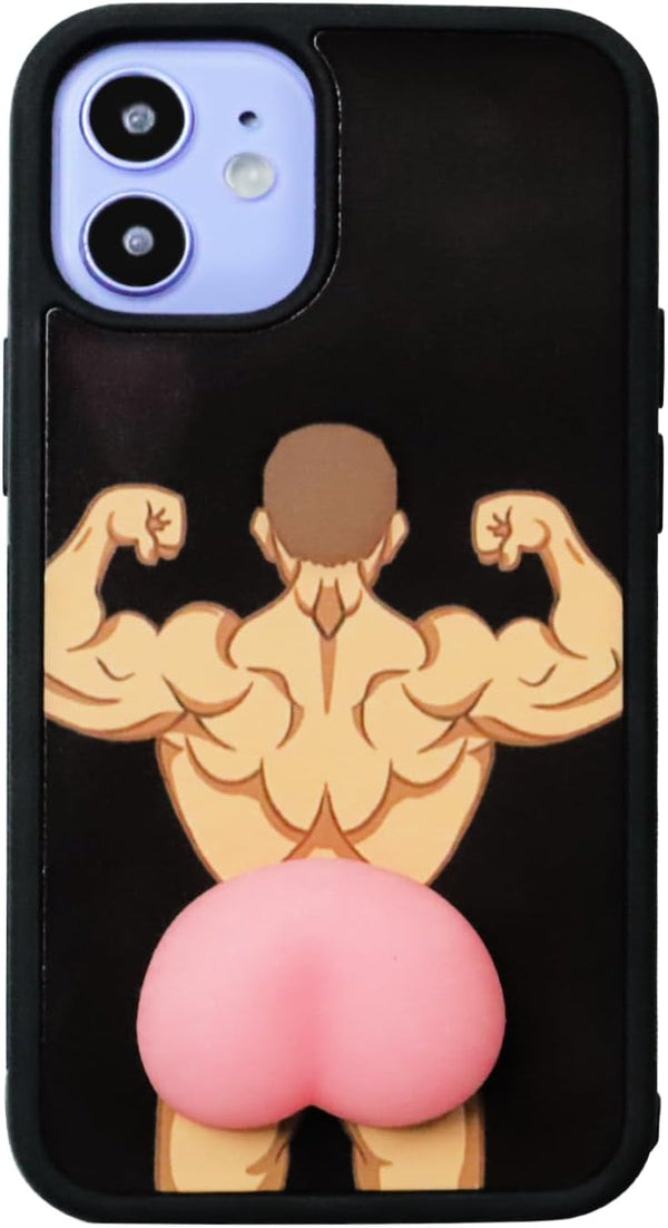 iPhone 12 Mini Phone Case - Funny Ugly Ridiculous Weird Ugliest Crazy Peach Phone Case