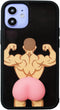 iPhone 12 Mini Phone Case - Funny Ugly Ridiculous Weird Ugliest Crazy Peach Phone Case