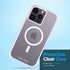 Case-Mate Tough Plus iPhone 14 Pro Max Case - Clear, 15ft Drop Protection, Compatible with MagSafe, Shockproof Cover