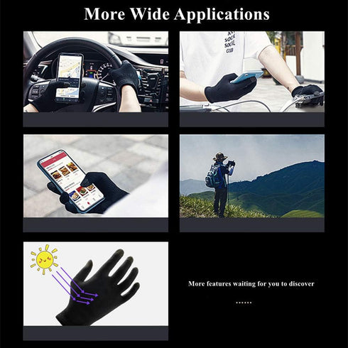High-Sensitive Gaming Gloves for Touchscreen, Anti-Sweat Breathable Seamless for PUBG Mobile