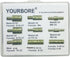 Gun cleaning rod fitting adapters 9 pcs pack 5-40 8-32 10-32 5/16-27 M4 threads in male or female by YOURBORE