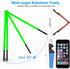 Portable Cell Phone Stand for Desk, 4 Pack, Foldable Pocket Travel Mobile Phone Holder, Upgrade Universal V Smartphone