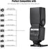 Powerextra Professional DF-400 Speedlite Camera Flash for Canon, Nikon, Pentax, Samsung, Fujifilm, Olympus, Panasonic,