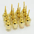 2-Pack Gold Plated 24K 4mm Female to 2mm Pin Banana Adapter for Speaker Terminals