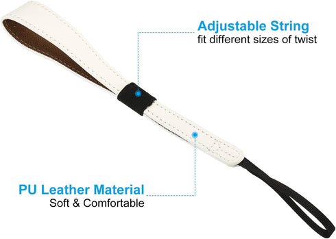 Adjustable PU Leather Wrist Strap for DSLR Cameras - Patikil