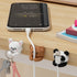 XVYLFZNP 6pcs Cute Animal Cable Organizer Adorable Panda Rabbit Bear Shaped Cable Clips Desk Cable Management Cord