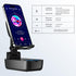 Gifts for Men Women, Cell Phone Stand with Wireless Bluetooth Speaker, Punchy Bass & HD Stereo Sound, Black