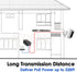 Wall Plug Gigabit Power Over Ethernet POE Injector Max 24W Adapter, 1000Mbps 802.3af Compliant, Up to 100 Meters