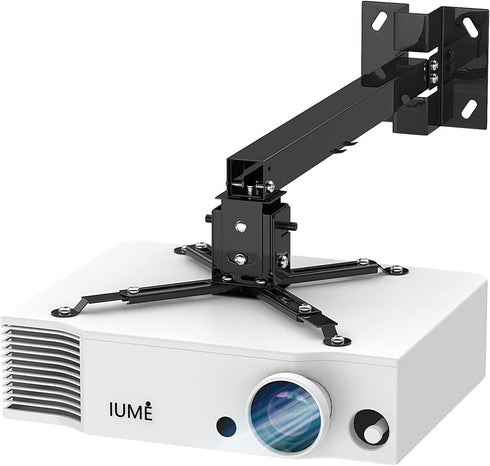 Universal Black Projector Ceiling Mount, Extendable Stand Bracket Wall Mount for Most Projectors