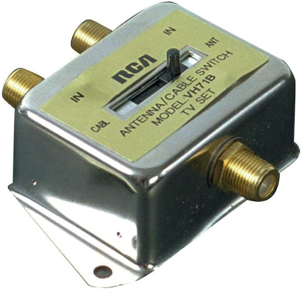 RCA VH71R Coaxial Cable Slide Switch, 2-Way A/B