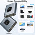 SCSXGO 4k@60hz 2 1 PS5/4/3 HDMI Switch Splitter, Aluminum Bidirectional HDMI Switcher in Out, Manual HDMI Hub Supports