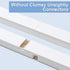 CADONO 58in 4X L14.5 W0.96 H0.58in, Cord Hider, Cable Hider, Cord Covers for Wires on Wall, Paintable Cable Cover