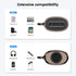 MOSWAG Type C Headphone Adapter USB C to 3.5mm Aux Mic Audio Dongle Hi-Res DAC Chip for Samsung Galaxy S23 S22 Pixel
