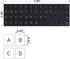 CaseBuy 2 Pack English Keyboard Stickers, Replacement Keyboard Letters Sticker with White Font on Black Background