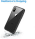 JETech Non-Yellowing Shockproof Phone Bumper Cover for iPhone Xs Max 6.5-Inch, Anti-Scratch Clear Back (Black)