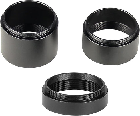 T2 Thread Spacer Ring/Extension Tube Kit, M42x0.75 on Both Sides, Length 10mm 20mm 30mm