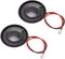 uxcell 2pcs 1W 8 Ohm DIY Magnetic Speaker 28mm Round Shape Replacement Loudspeaker with PH2.0/1.25mm-2P Terminal Line
