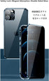 HENGHUI Lockable Anti Peeping Case for iPhone 12 Pro Max, Magnetic Glass Case with Built-in Camera Lens Protector, Black