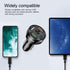 Car Charger Adapter, 4 Ports USB Fast QC3.0 with LED Light Display, Compatible with iPhone 12 Pro Max, Galaxy S20 Ultra
