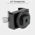 Yueoct 1/4" Metal Telescope Finderscope Mount Adapter Finder Scope Base Dovetail Bracket with Threaded Hole for Video