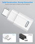 MoKo Lightning Female to USB C Male Adapter, 2 Pack USB-C to Lightning Adapter for iPhone 15/15 Pro/Air, Support Fast