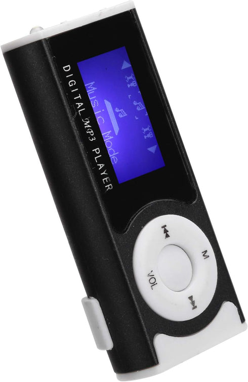 Tiiyee Mp3 16GB Player, Music Player Support Extension Card LCD Portable Digital Music Player with Earphone USB Cable