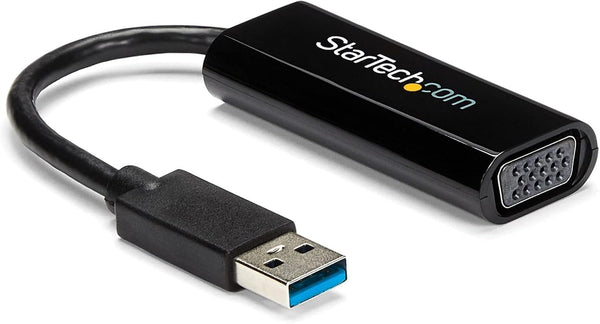 StarTech.com USB 3.0 to VGA Adapter, USB to VGA Monitor Converter for Windows, Slim