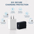 USB Wall Charger, 5V 2A Power Adapter, Fast Charging USB Charger Block for Baby Bottle Warmer, Phone, iPad, Kindle