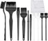 11 in 1 Anti Static Brushes Set with Microfiber Cleaning Cloth, Portable Plastic Handle Nylon Cleaning Brush Kit for