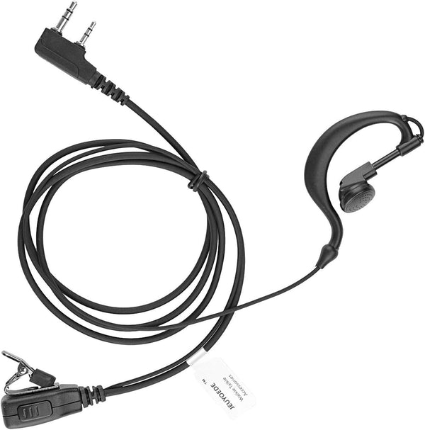Tk-3400u16p G Shape 2 Wire Earpiece Headset with Mic for 2 Pin Kenwood Walkie Talkie