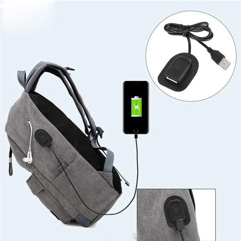 External USB2.0 Charging Interface Adapter Cable for Backpack, Crossbody Travel Chest Bag