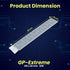Gelid Solutions GP-Extreme 12W Thermal Pad, Excellent Heat Conduction, Easy Installation (2pcs)