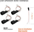 RED WOLF Car Speaker Wiring Harness Adapter - Compatible with Ford, Lincoln, Mercury, Mazda Vehicles for Aftermarket