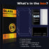 ?2 PACK? Vortex HD65 Screen Protector Glass with 9H Hardness, Anti-Scratch, Easy Install Tempered Glass Screen Protector