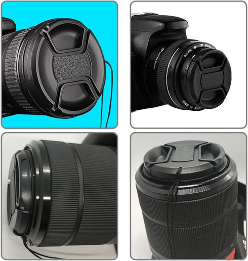 62mm Snap-On Lens Cap for Nikon Nikkor Z 50-250mm/85mm F1.8D/105mm F2.8G 60mm F2.8 Lens for Z50, Sony RX10 CX900E